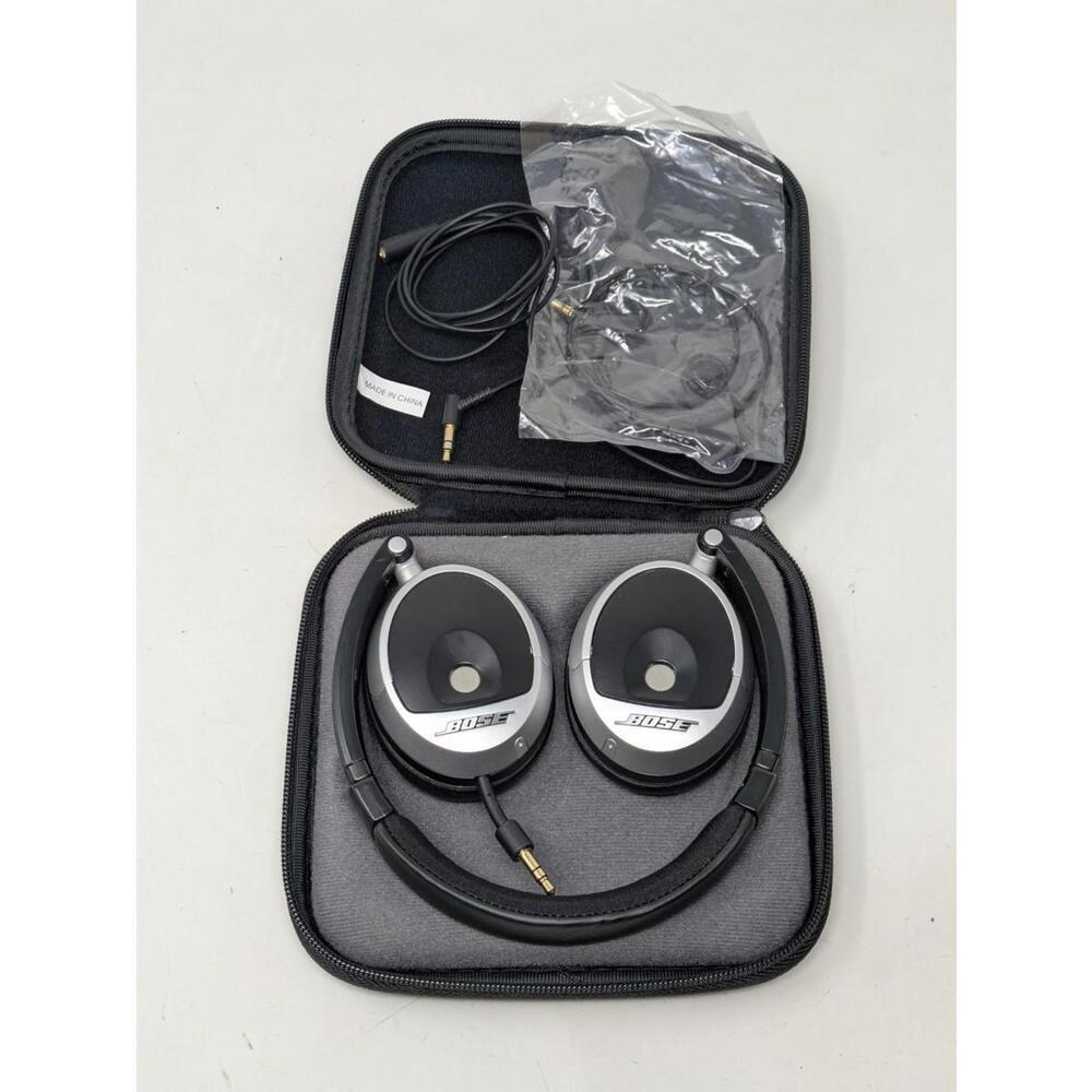 Bose Triport OE Black/Silver Wired Comfortable Adjustable On-Ear Headphone